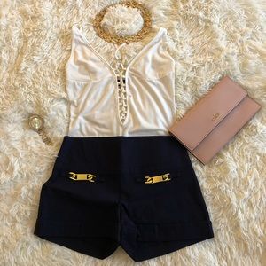 Navy blue shorts